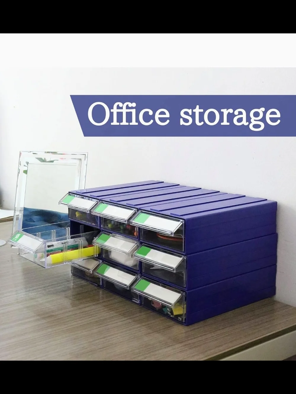 NEW*Storage Box Cabinet, Sewing, Hardware, Craft, 9pcs Drawer Organizer